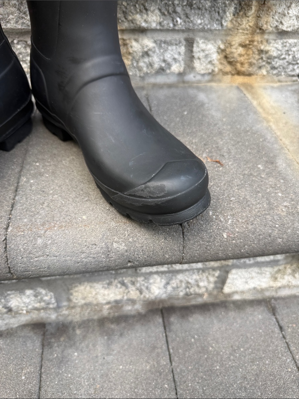 Hunter Original Tall rain boots in matte black. - Picture 10 of 11